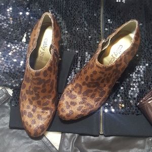 Cathy Jean Faux Pony Hair Boots